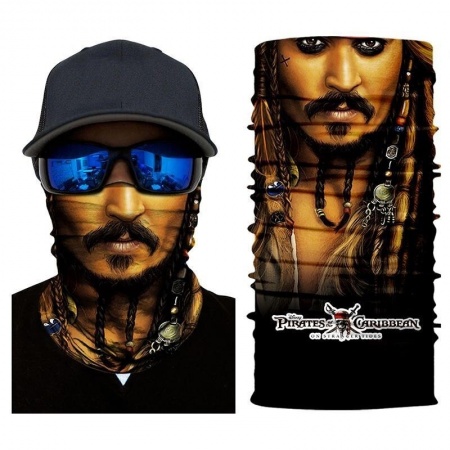 Nákrčník | šátek - Jack Sparrow Piráti z Karibiku