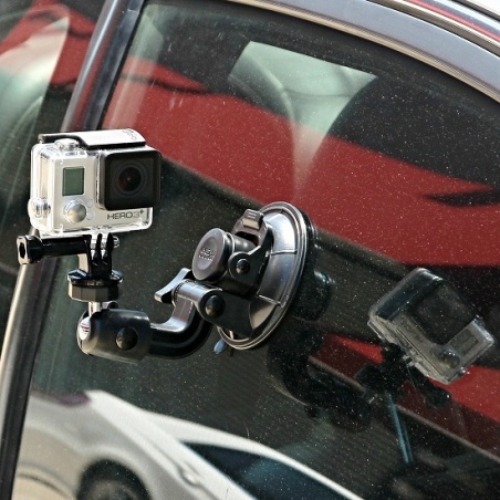 Držáky a přísavky na sklo pro kamery GoPro Hero